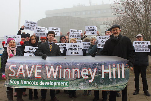 Alex Wagner, Ben Jephcott and Winney Hill Campaigners
